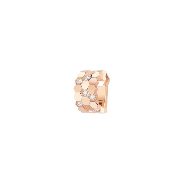 Bee de Chaumet Small Rose Gold and Diamond Single Cuff Earring